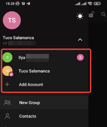 How to use multiple Telegram accounts