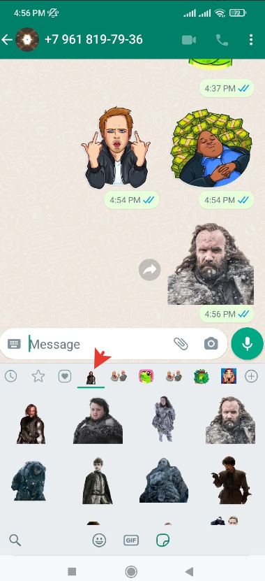 How to use animated Tekegram stickers in WhatsApp for Android and iOS (iPhone) using Sticker ly